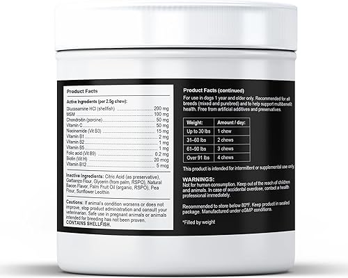 Miniatura 2 de Embark Multibeneficio para perros  Todo en 1, suplementos para perros  Glucosamina, condroitina, apoyo articular  piel, pelaje, cerebro e inmunidad