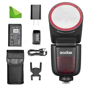 Amazon.com : Godox V1 V1-C V1C Flash for Canon Cameras, 76Ws