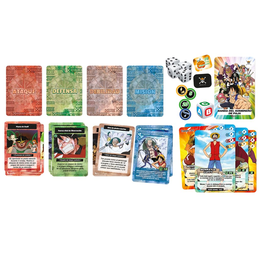 Topi Games One Piece: Adventure Island, Juego de Mesa, A Partir de 8 Años, De 2 a 6 Jugadores, 30-90 Minutos por Partida, Español