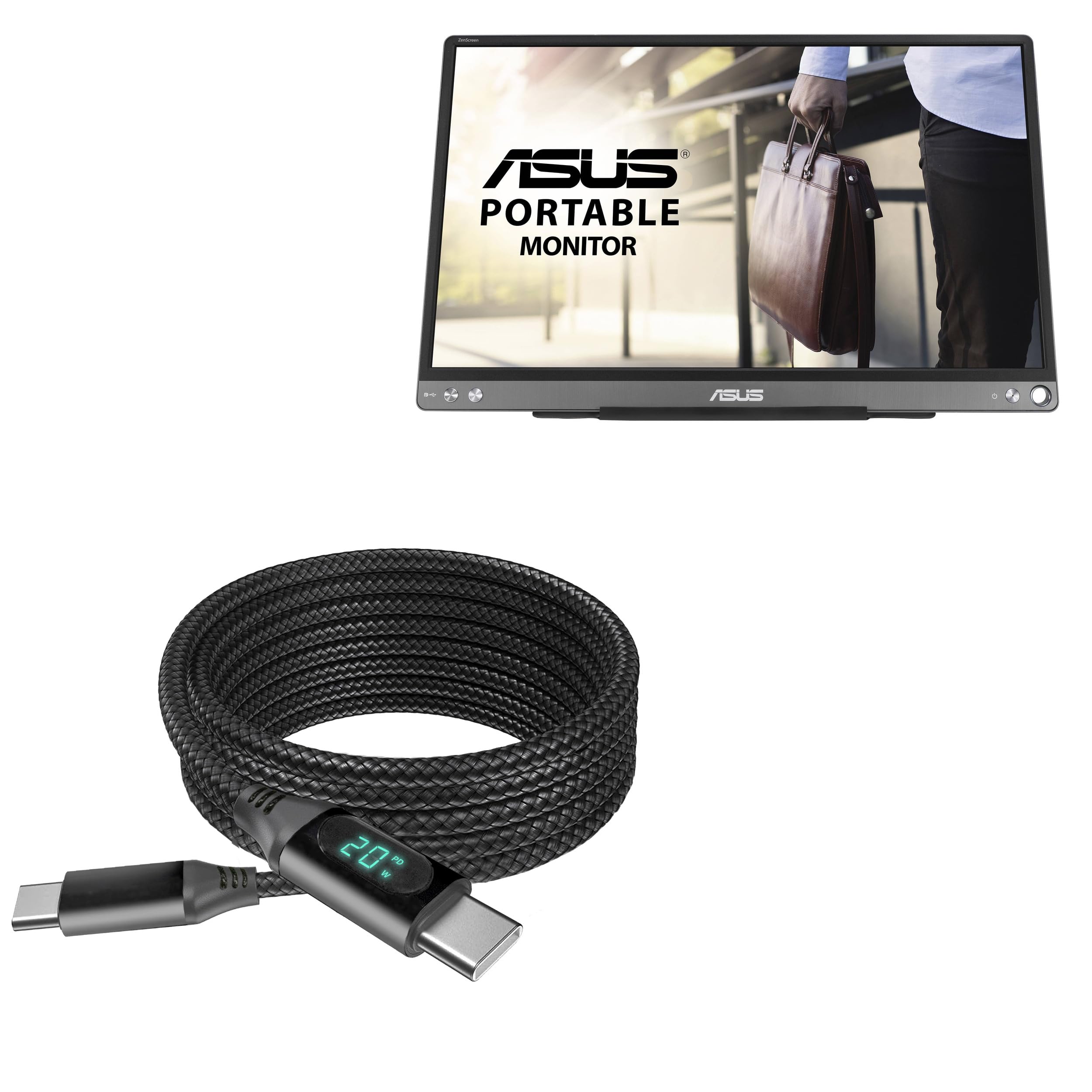 Amazon.com: BoxWave Cable Compatible with ASUS ZenScreen MB16ACE