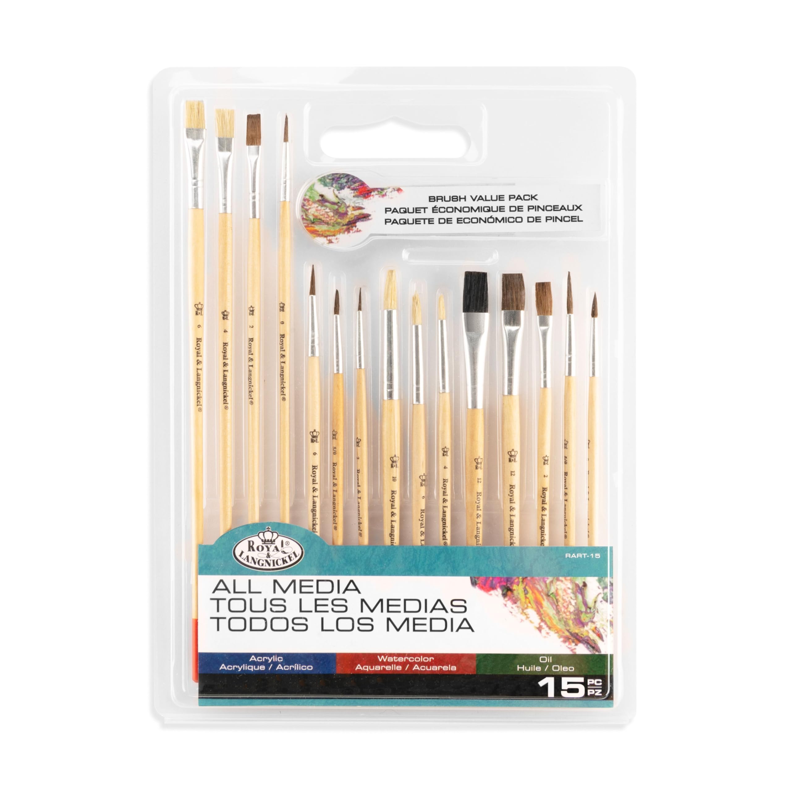Royal & Langnickel Brush - Assorted (Pack 0F 15)
