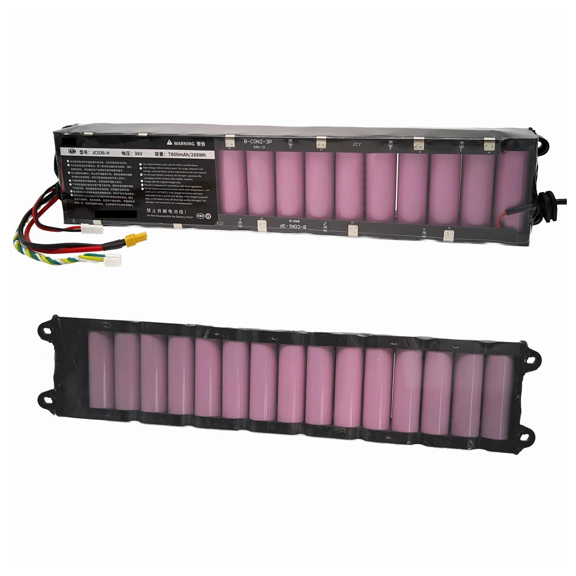 Batteria agli ioni di litio da 36 V, compatibile con batterie dedicate Xiaomi M365 e M356 Pro, 7800 mAh, con un'autonomia di 30 km.