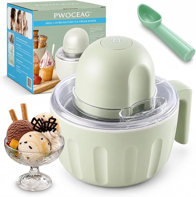Swirl Cup Ice Cream Maker, Rechargeable Single Serve Ice Cream