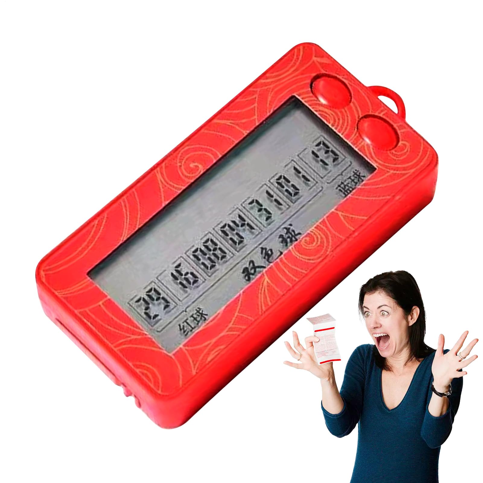 Générique Lottery Machine – ABS 5.5x3.5x1cm | Number Selector | Number Picker Compact Manual Random Number1 Generator for Games Raffles Classroom Activities and Party Entertainment