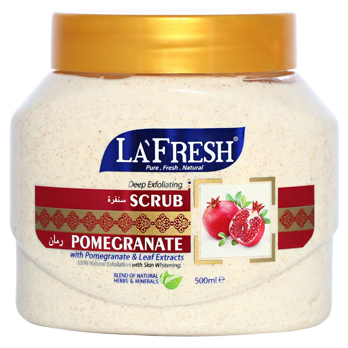 La Fresh Pomegranate Face Scrub, 500 ml