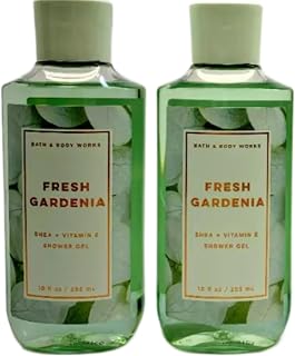 Bath and Body Works 2 Pack Fresh Gardenia Shower Gel 10 Oz.