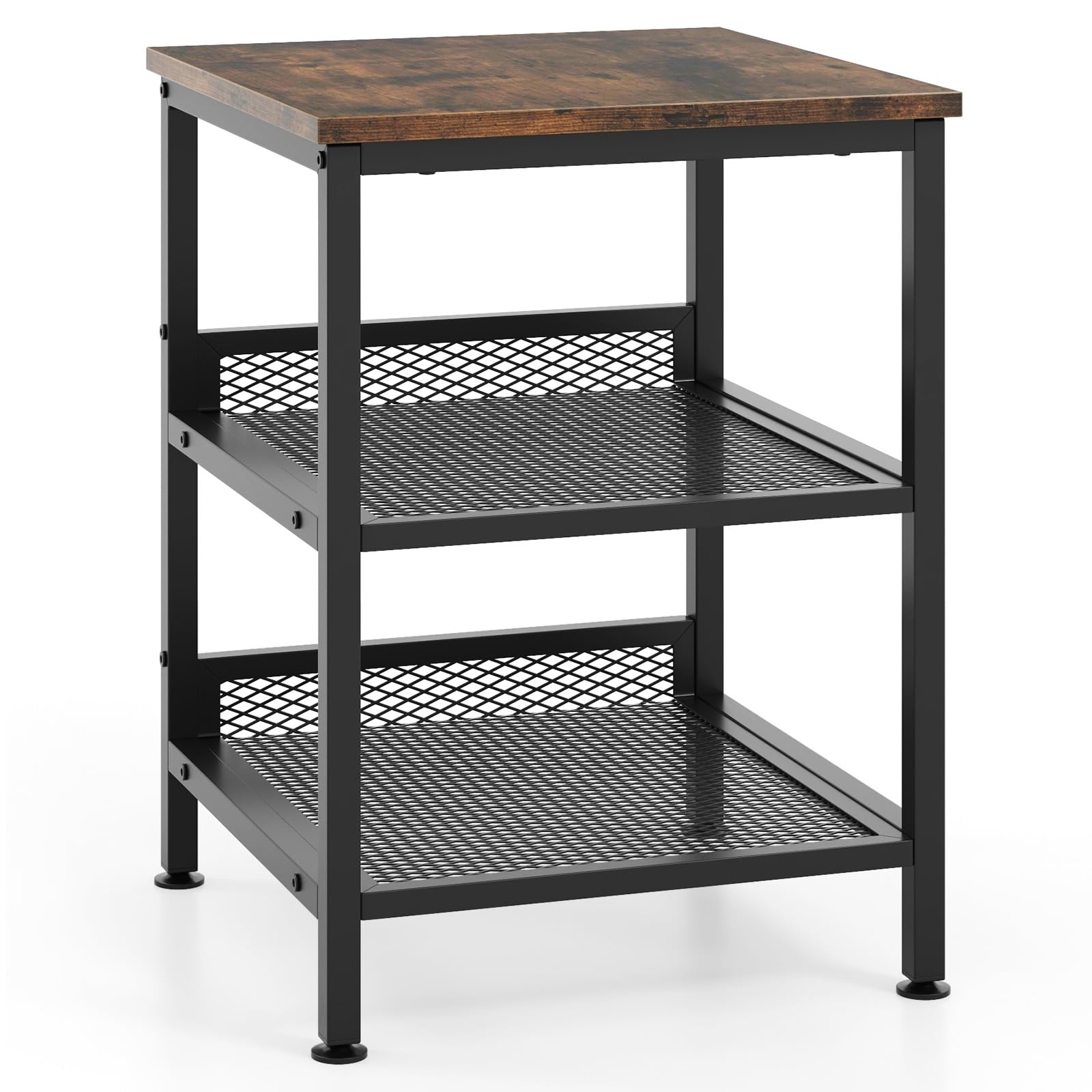 Giantex 3-Tier End Table Industrial