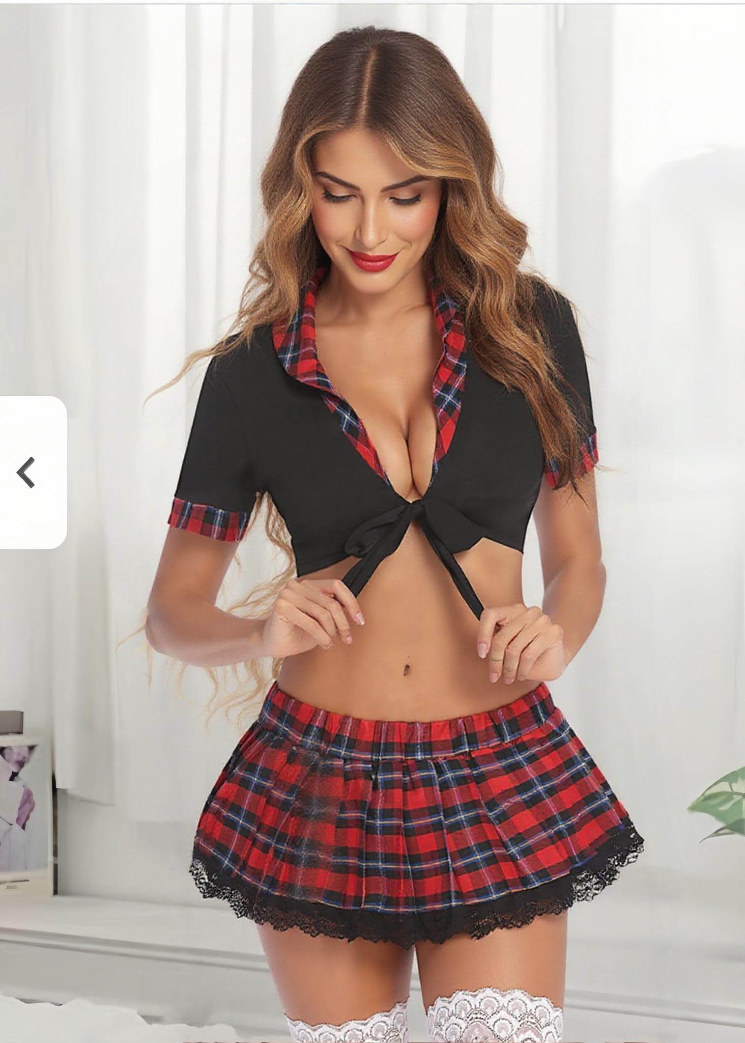 Lingerie for Women Sexy 0utfit Lingerie Set Lace with Top and Mini Skirt