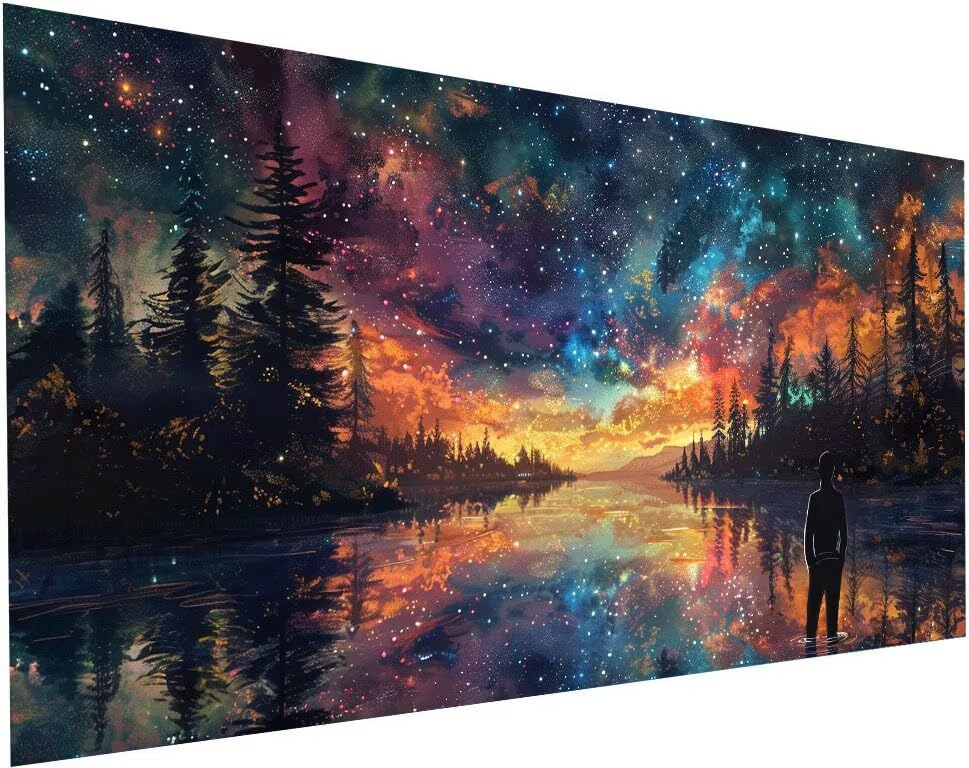 Peintures arts diamond painting pour décoration maison grand format 60x120 cm de salon