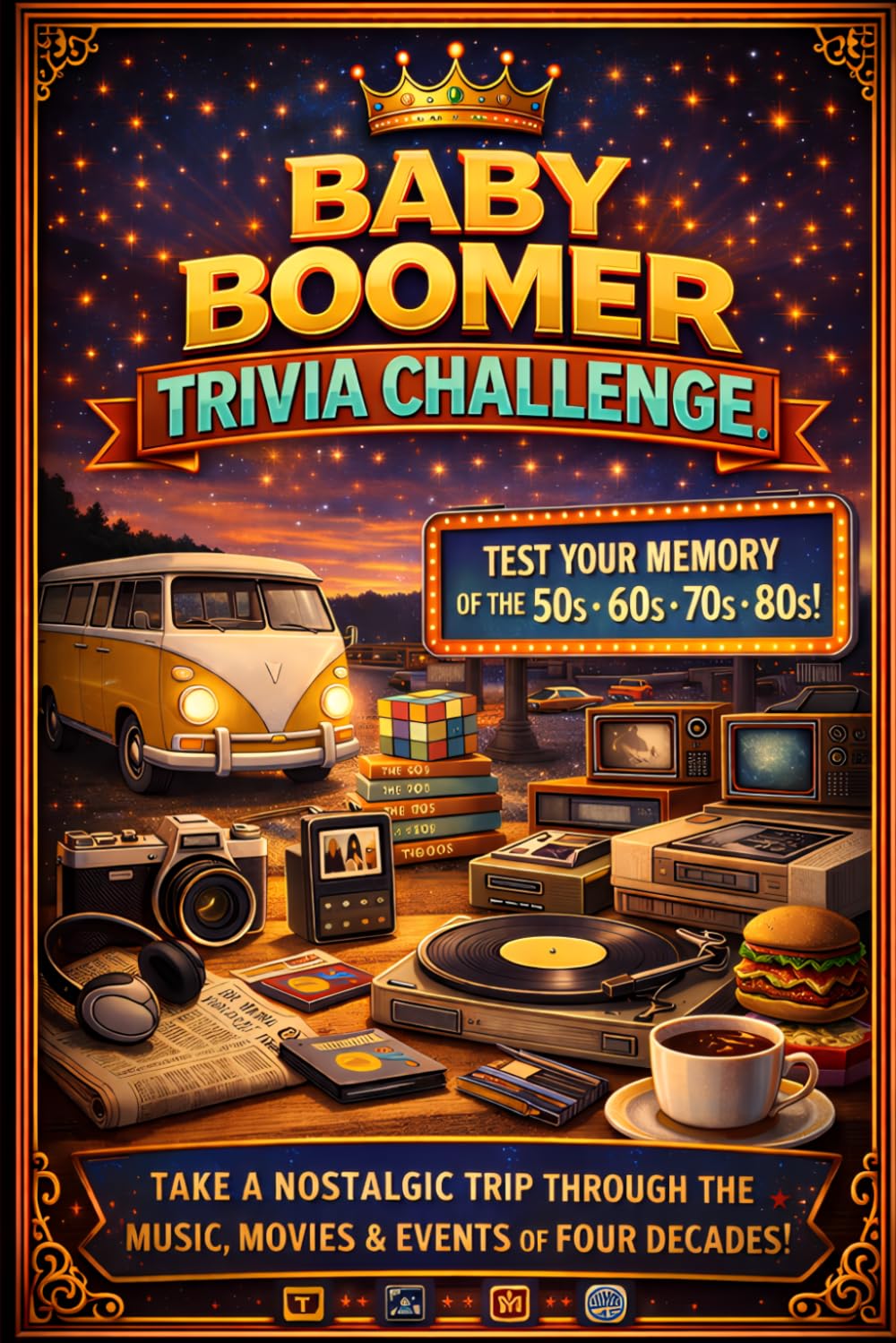 Baby Boomer Trivia Challenge: Test Your Memory of the 1950s 1960s 1970s and 1980s with Music Movies Events and Pop Culture Trivia