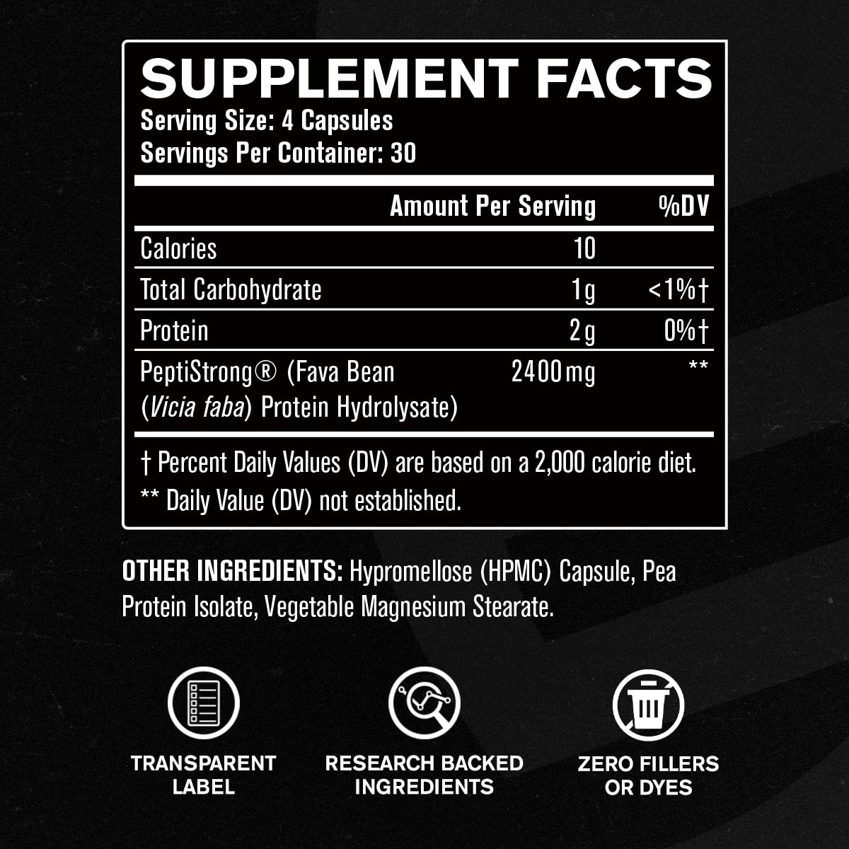 Jacked Factory Growth Peptides – Peptides for Muscle Growth with PeptiStrong®, Supports Muscle Protein Synthesis, Muscle Builder, Strength & Recovery, Peptide Muscle Building Supplement, 120 Capsules — Amazon image 6