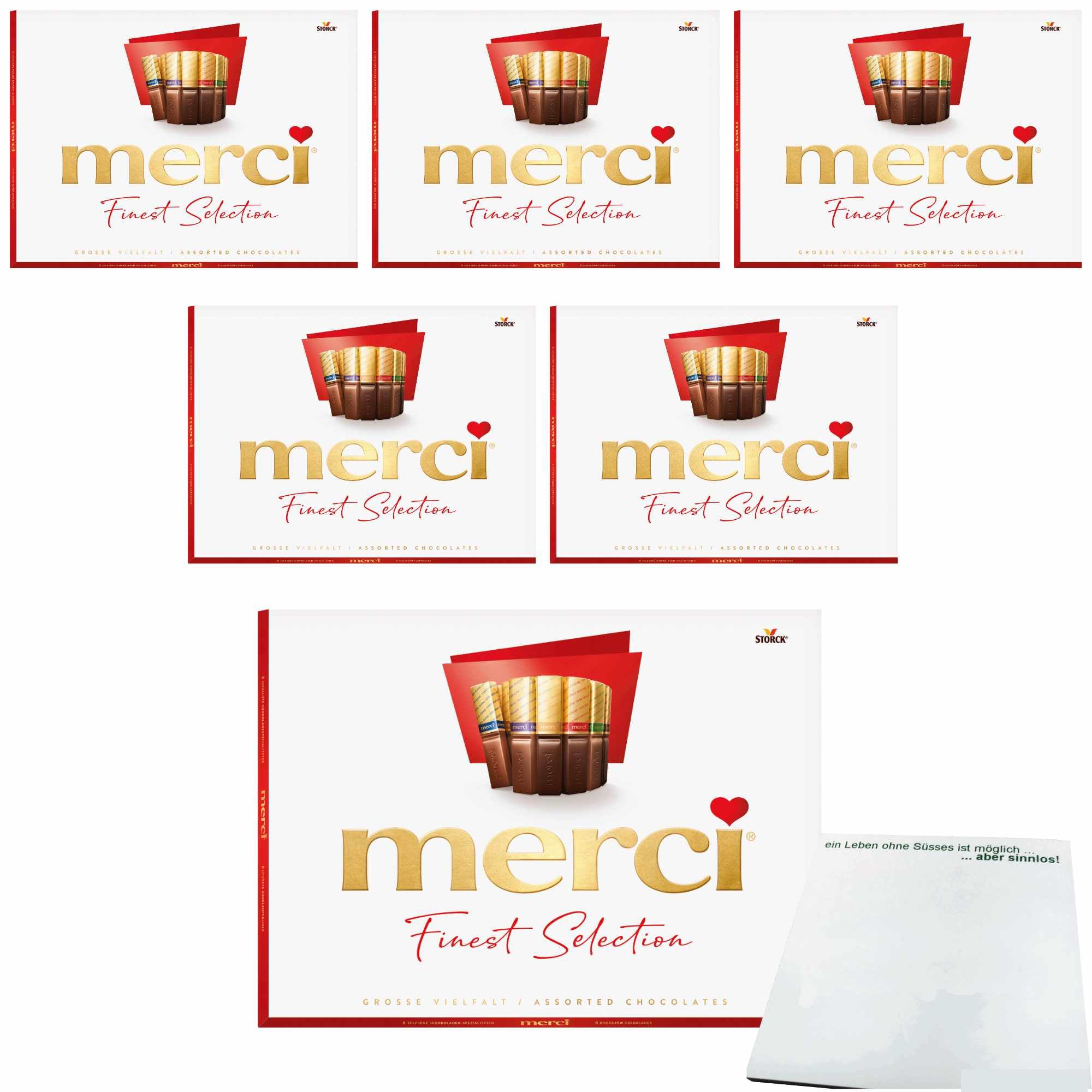 usy Bundle für Merci große Vielfalt VPE (6x675g Packung) + usy Block