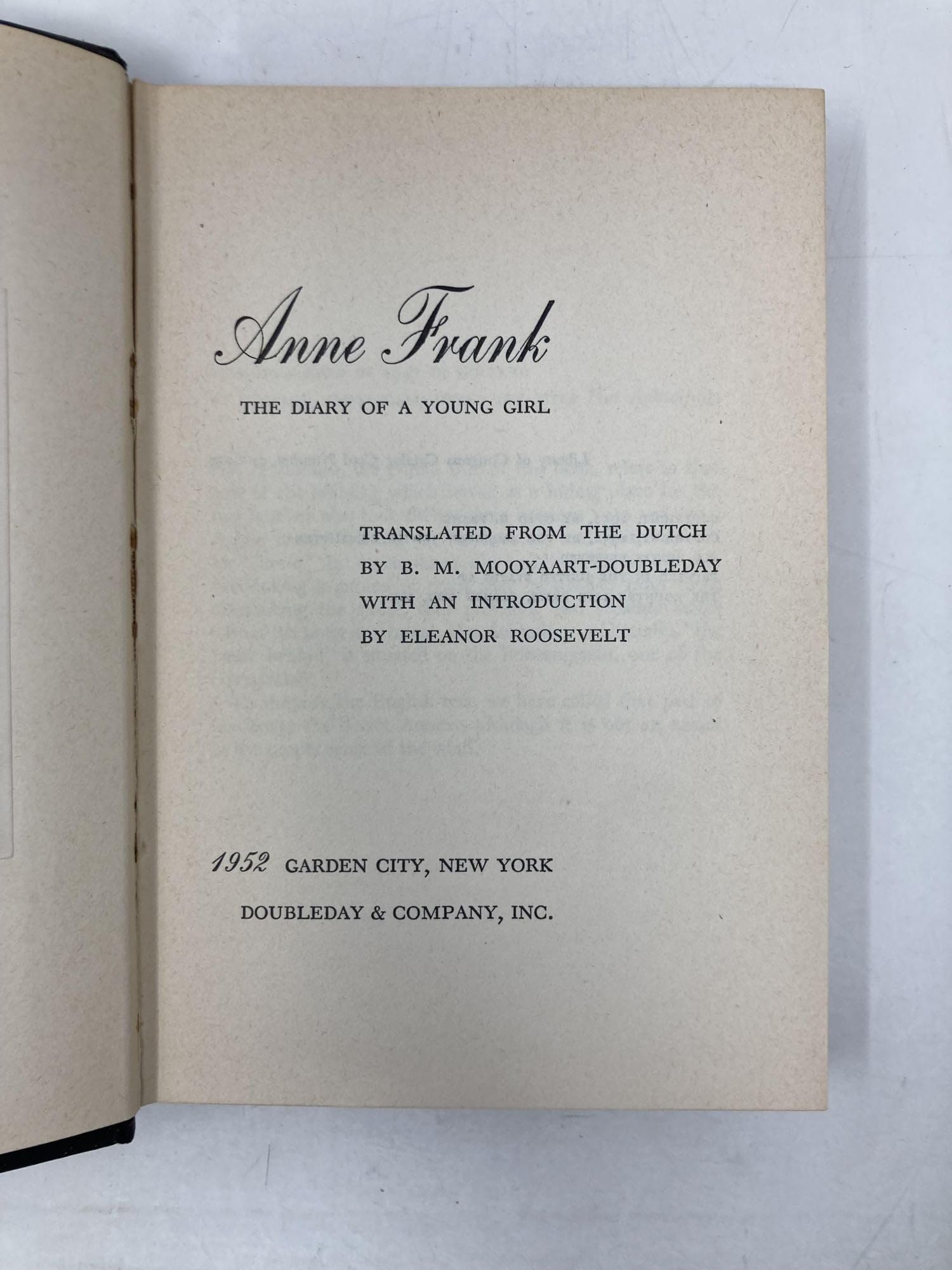 Anne Frank, The Diary of a Young Girl