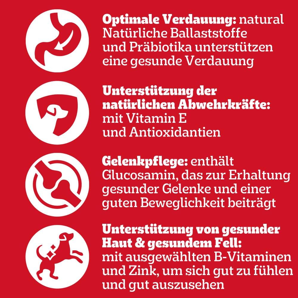 PEDIGREE DOGCARE Hundefutter Portionsbeutel Vitality+ Chunks in Soße Adult 4 x 12 x 85g