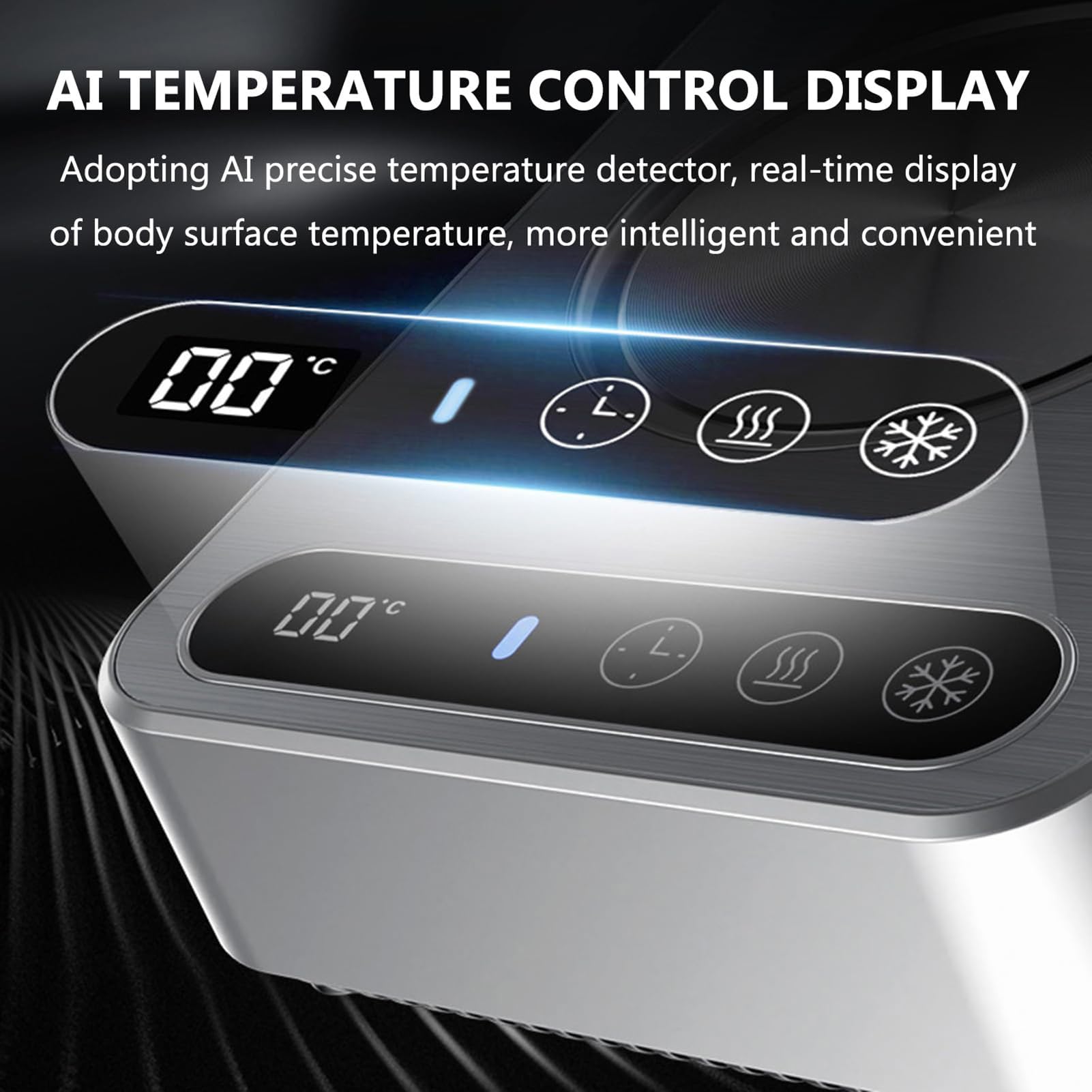 Taza de enfriamiento rápido, Posavasos con función de Calentamiento y enfriamiento, función USB de Doble Uso para Mantener frío y Calor, Control de Temperatura