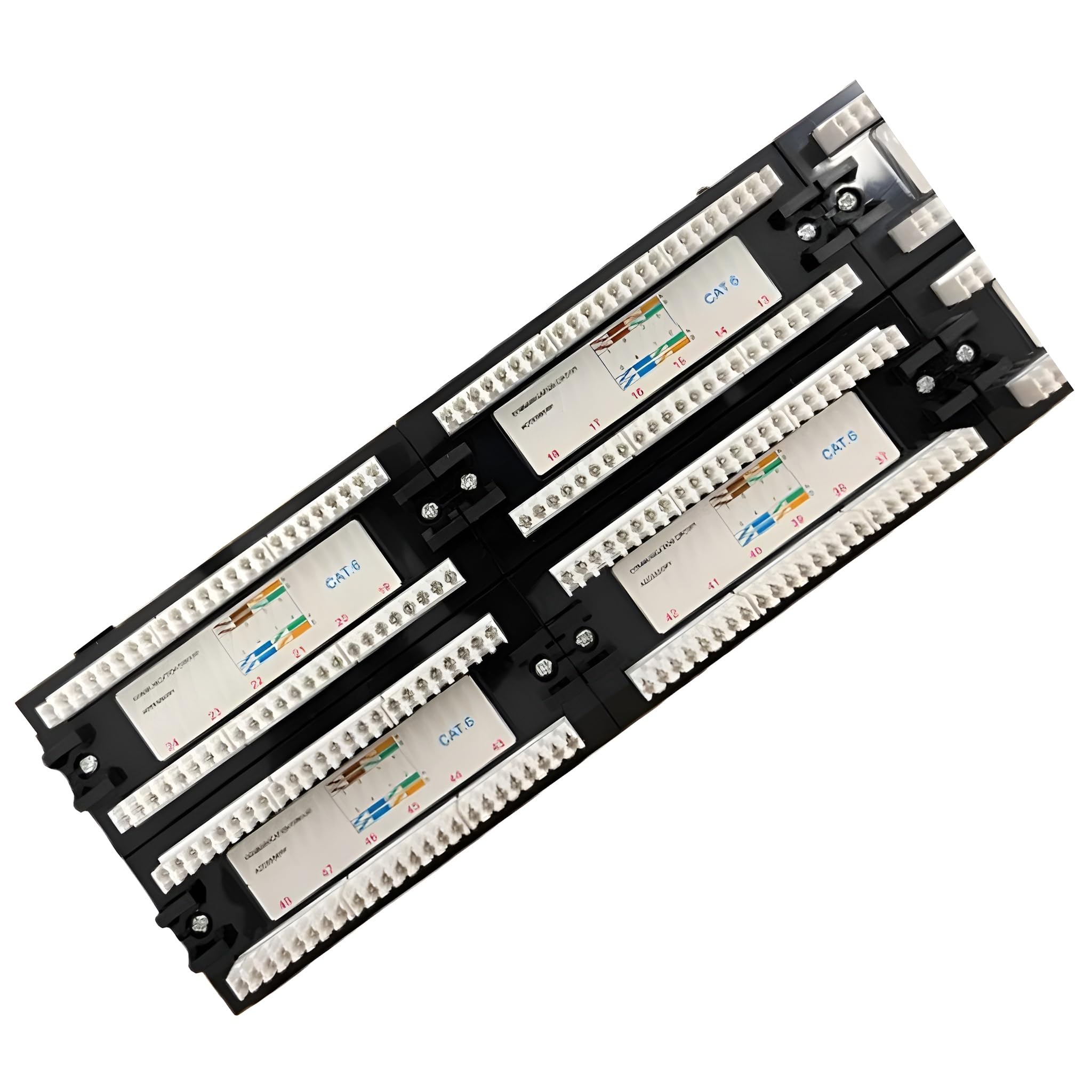Le panneau de brassage Cat6 à 24 ports offre une assurance certifiée UL pour une gestion efficace et une performance fiable avec notre panneau de brassage Ethernet à 24 ports