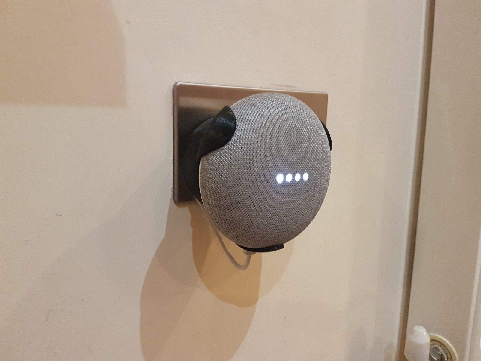 Google Home Mini Power Socket Mount (Black)