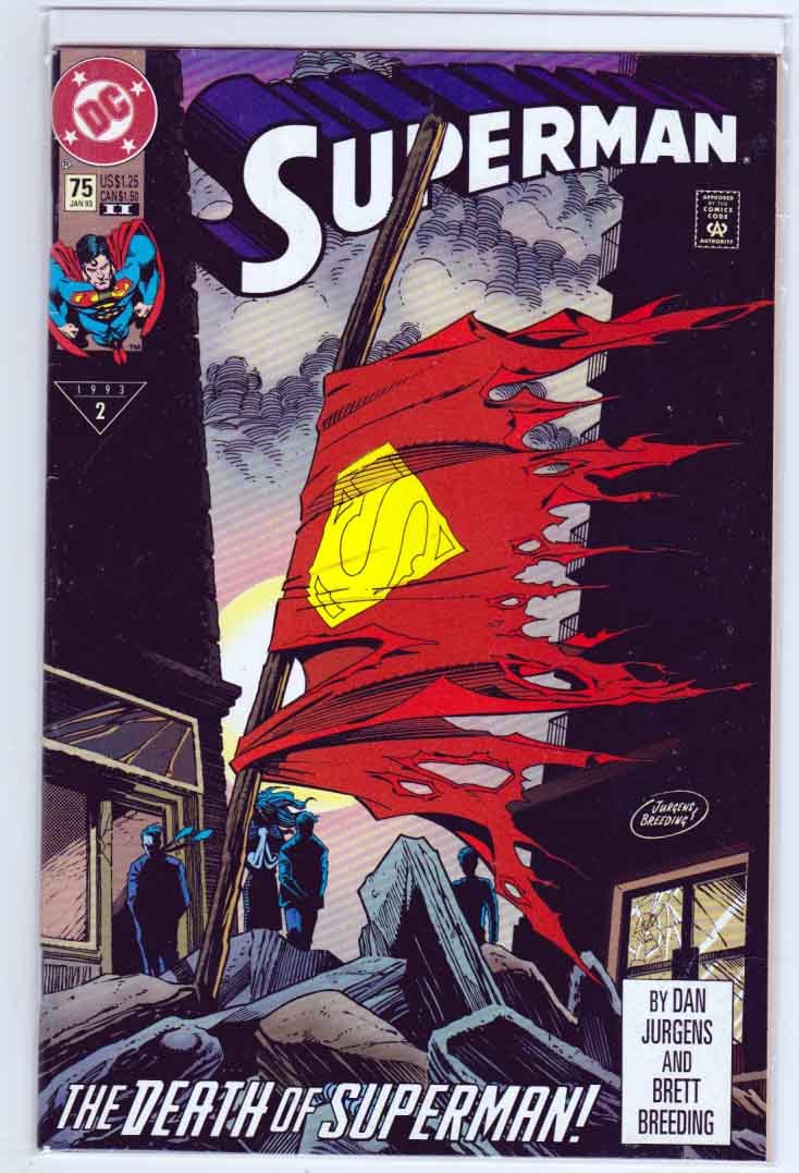 Superman #75 (1993) 2nd Printing