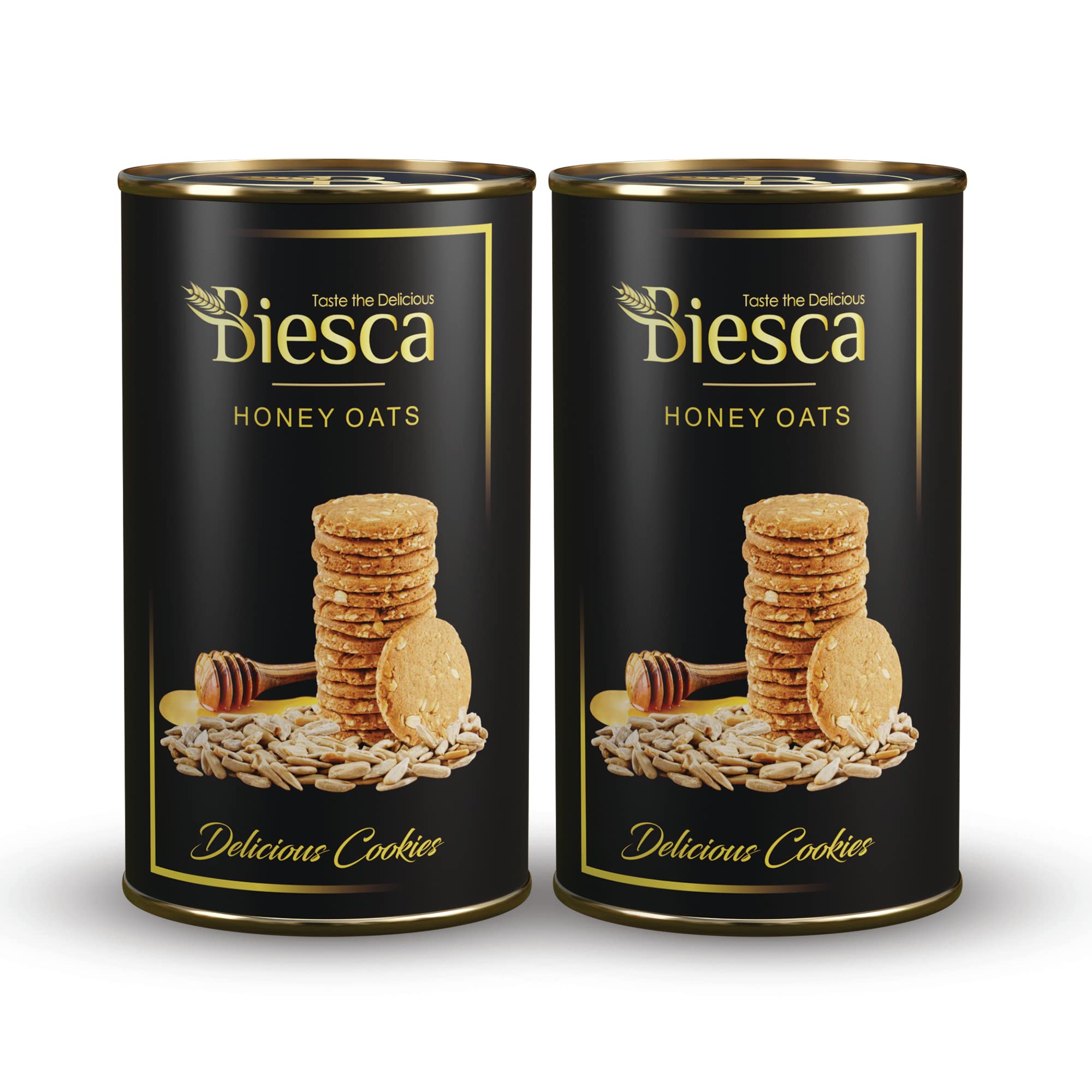 Biesca Natural Honey Oats Cookies 185g each (Pack of 2) Premium Handmade Biscuit with Whole Grain, Jumbo Oats, Honey, No Maida, No Preservatives, Eggless (B0BRV2SFPT) Amazon Price History, Amazon Price Tracker