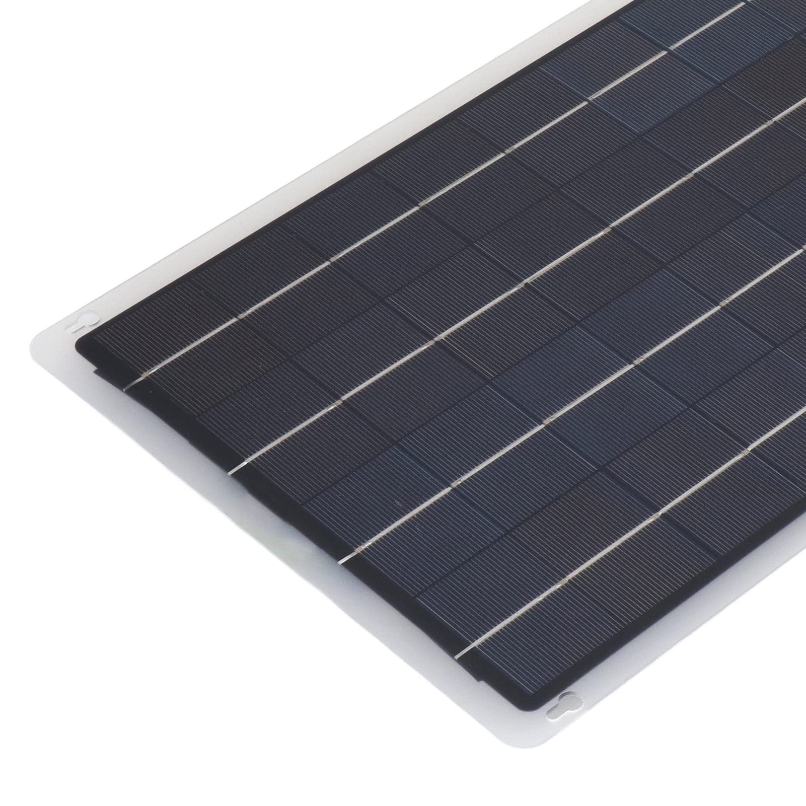 Caricabatteria da Auto Solare a 3 Stadi con Indicatore LED per Batteria 12V DC (20 W)