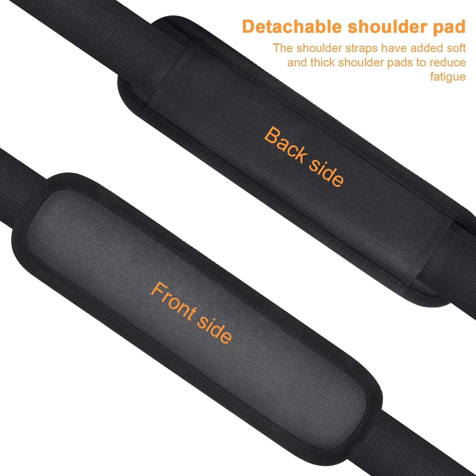 Correa de hombro acolchada para desbrozadora de hojas y herbicida | Correa de nailon ajustable para WOLFMEN para EGO Power para Worx para LAZYBOI para LEAPUL para DEWALT para MZK solo correa