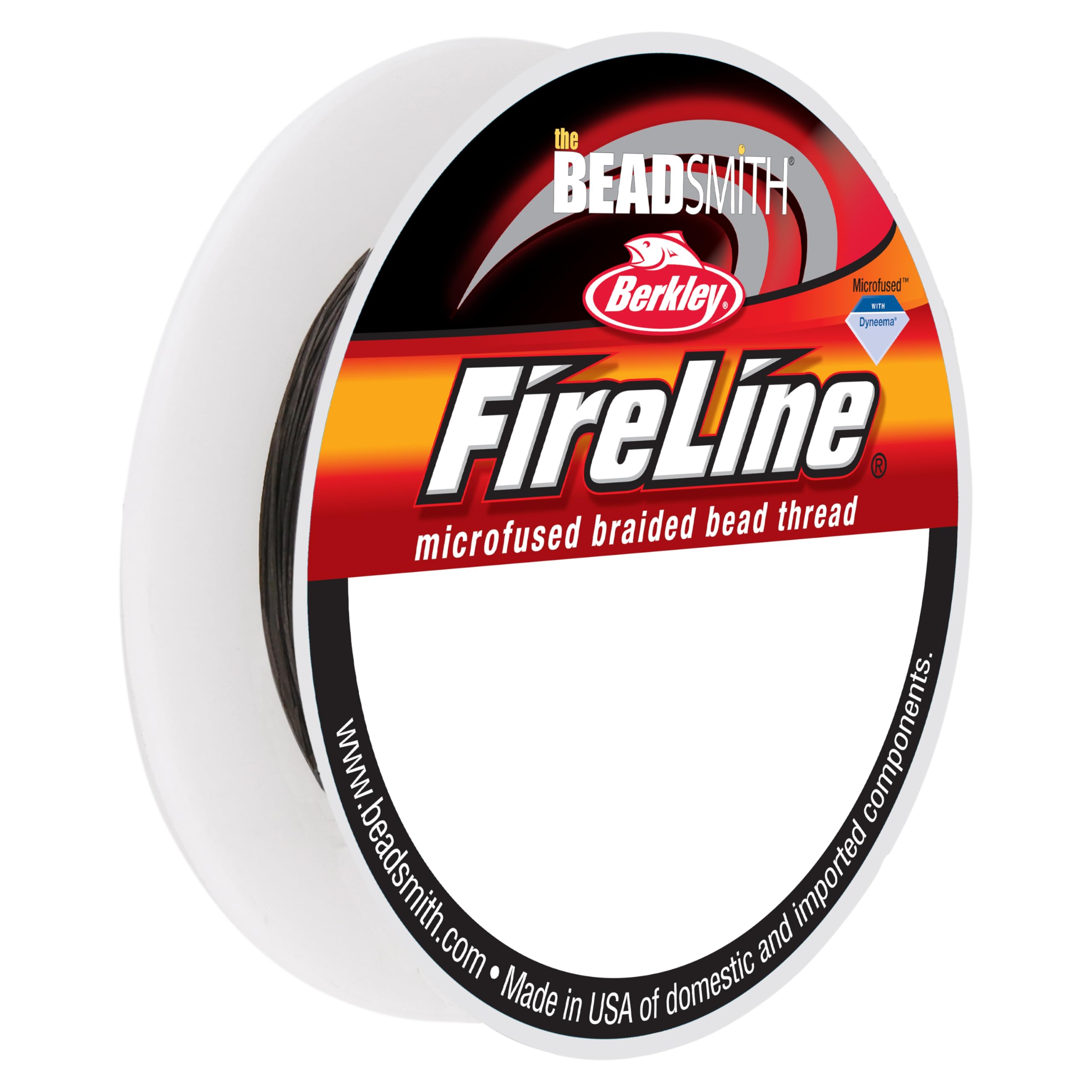 4Lb Fireline Smoke Pre Waxed Beading Thread .005In 0.12mm Diameter 15 Yard