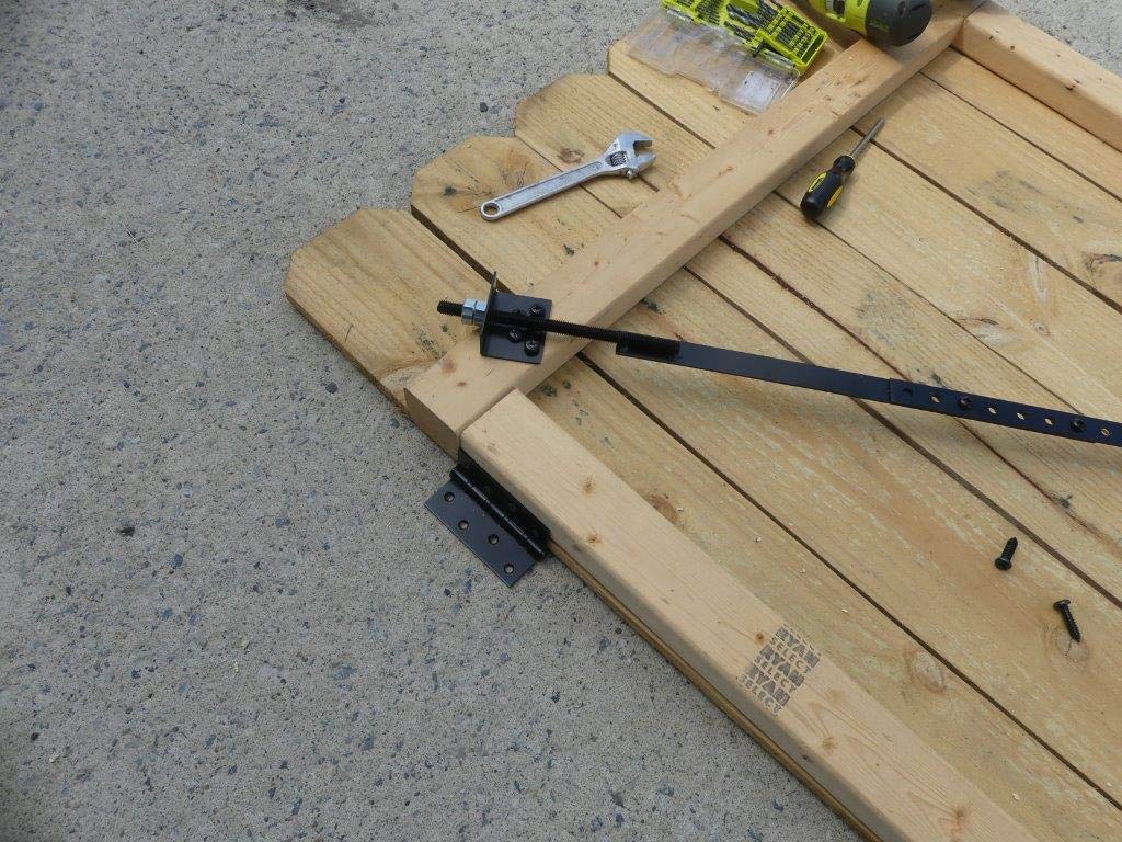 Gate Brace Kit, Restore Sagging Gates, Reinforce New Gates, Cross Brace