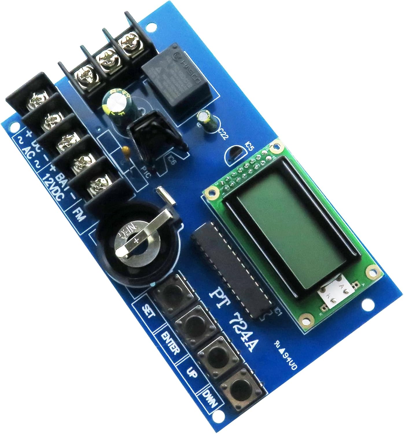 PT724A Digital Timer 365 Day 24 Hr Annual Event Timer Board Compatible with Altronix PT724A