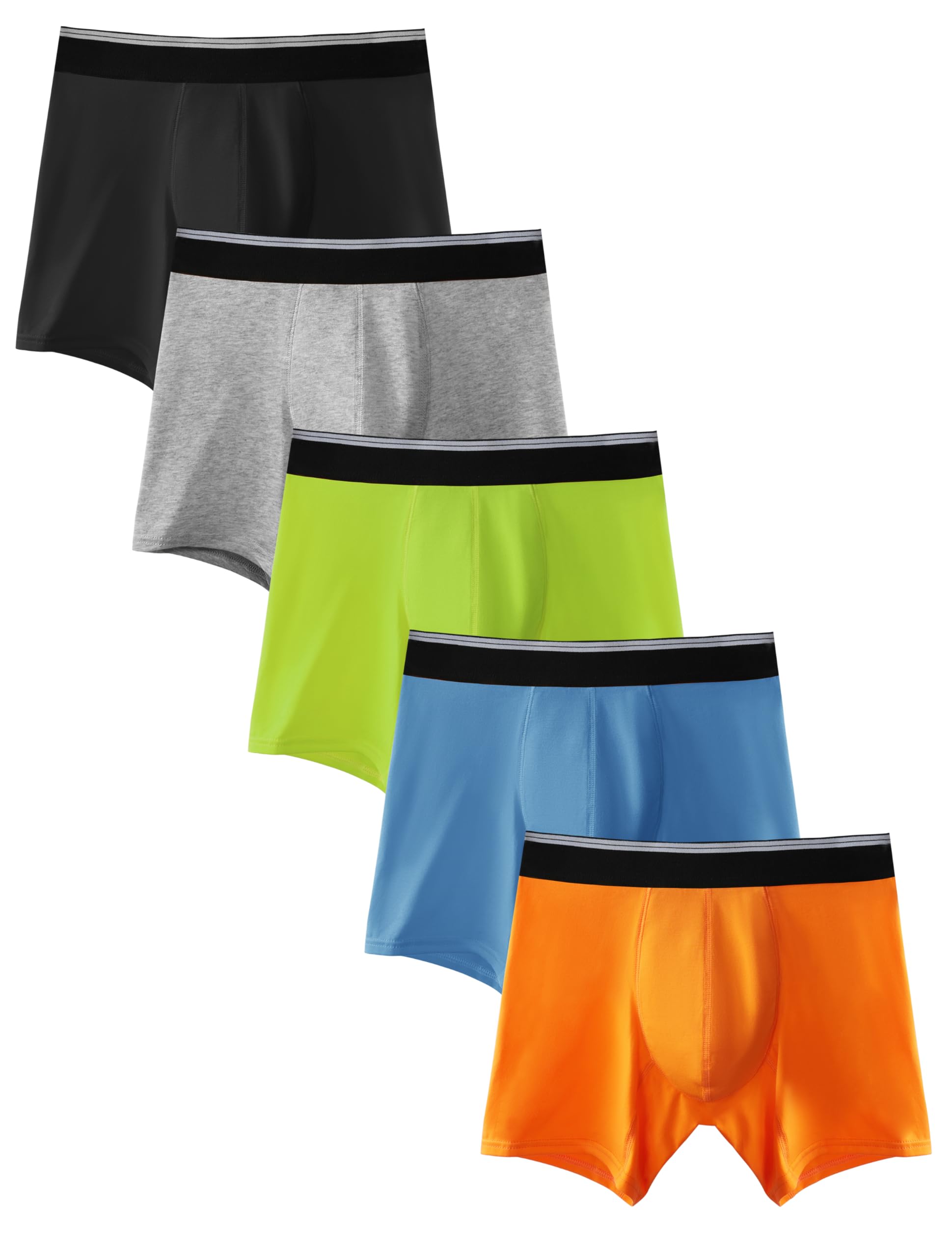 TIICHOO Boxers Incontinence Garçon Coton Culotte Incontinence Diurne Adolescent Lavable Lot de 5