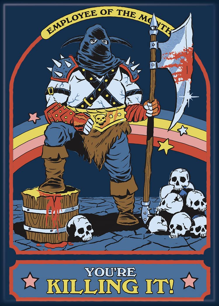 Ata-BoyAta-Boy Steven Rhodes Youre Killing 2.5" X 3.5" Magnets for Refrigerators and Lockers