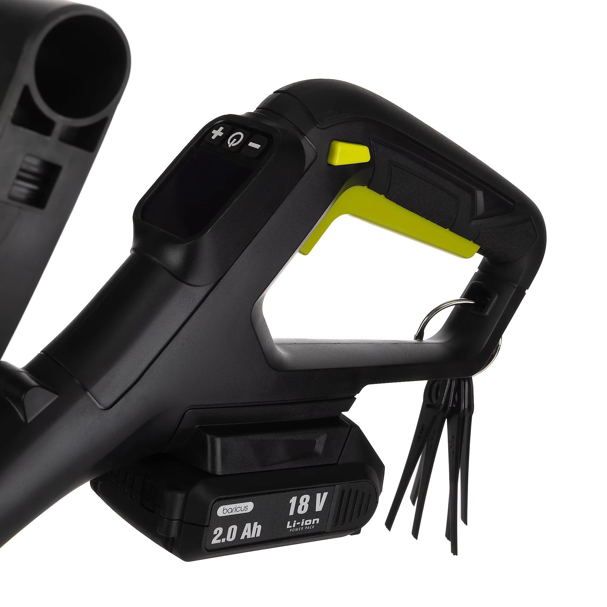 BARICUS Akku Heckenschere & Rasentrimmer 18V Brushless Display B-Ware | Brushless · Digital Display · 610 mm · Bis 24 mm Schnittstärke