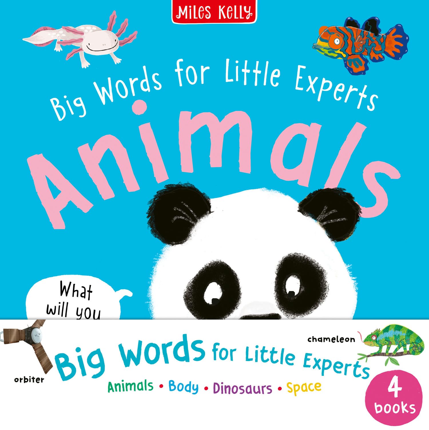 Miles Kelly Publishing Ltd Big Words For Little Experts By Miles Kelly 4 Books Collection Set - Ages 2+ - Paperback