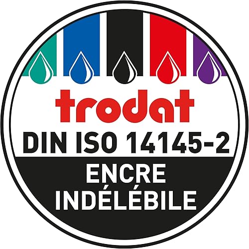 Miniatura 7 de Trodat Stamp Pad 9052 negro para sellos manuales tamaño 275 x 45 pulgadas 4331 x 2756in