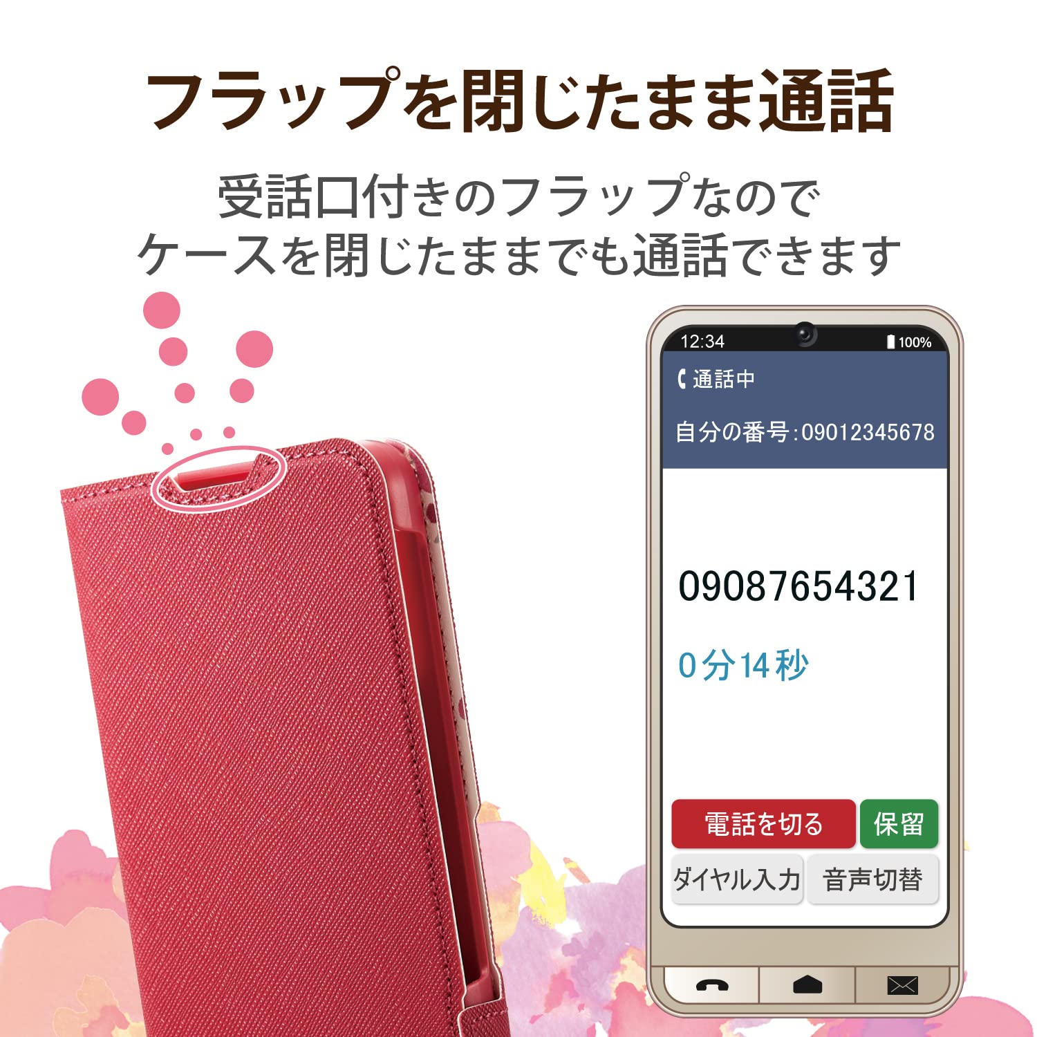 Amazon.co.jp: エレコム BASIO active (SHG09) / シンプルスマホ6 