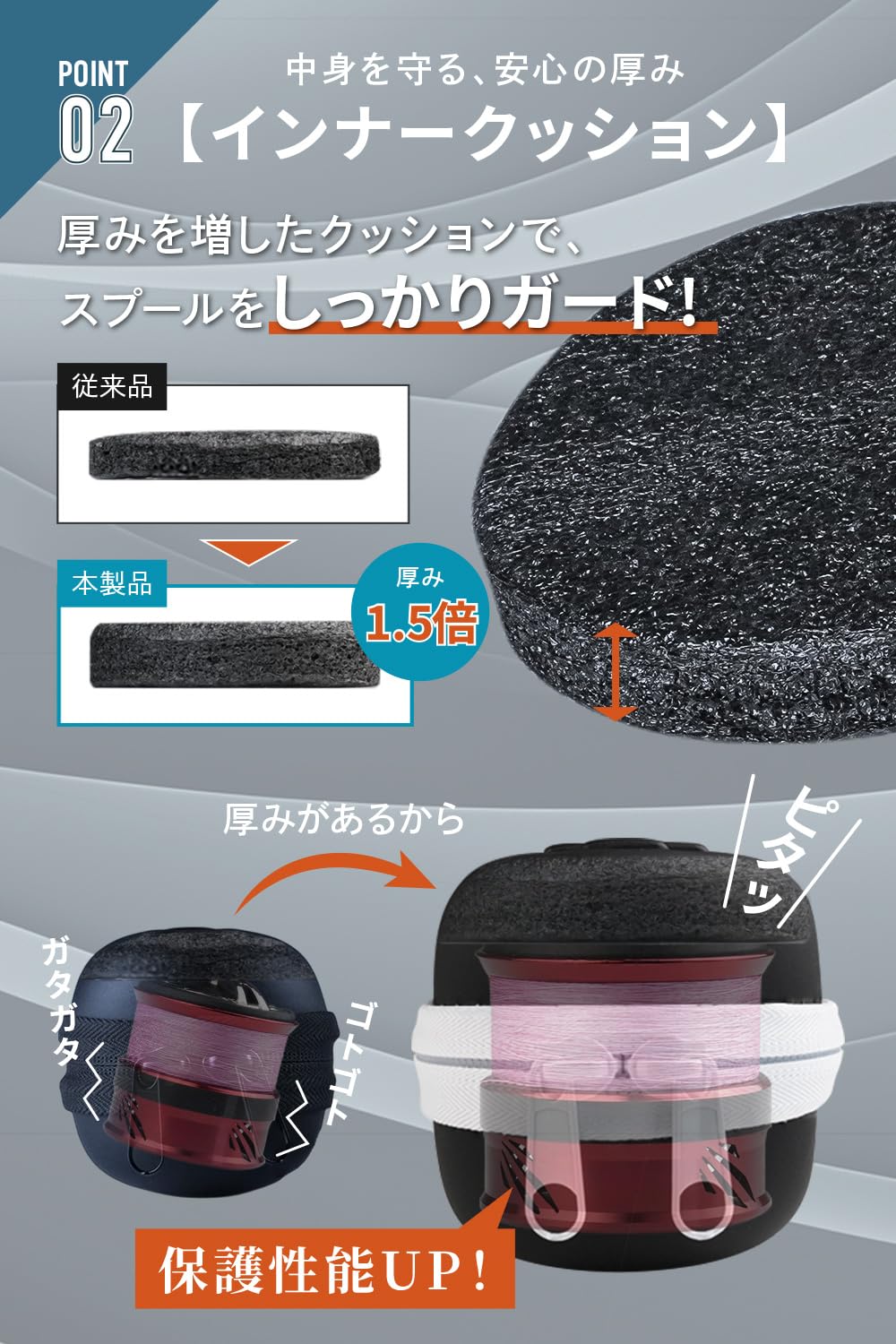 う*だ様 AIRFLO SWITCH 4/6 フライリール 替えスプール ケース