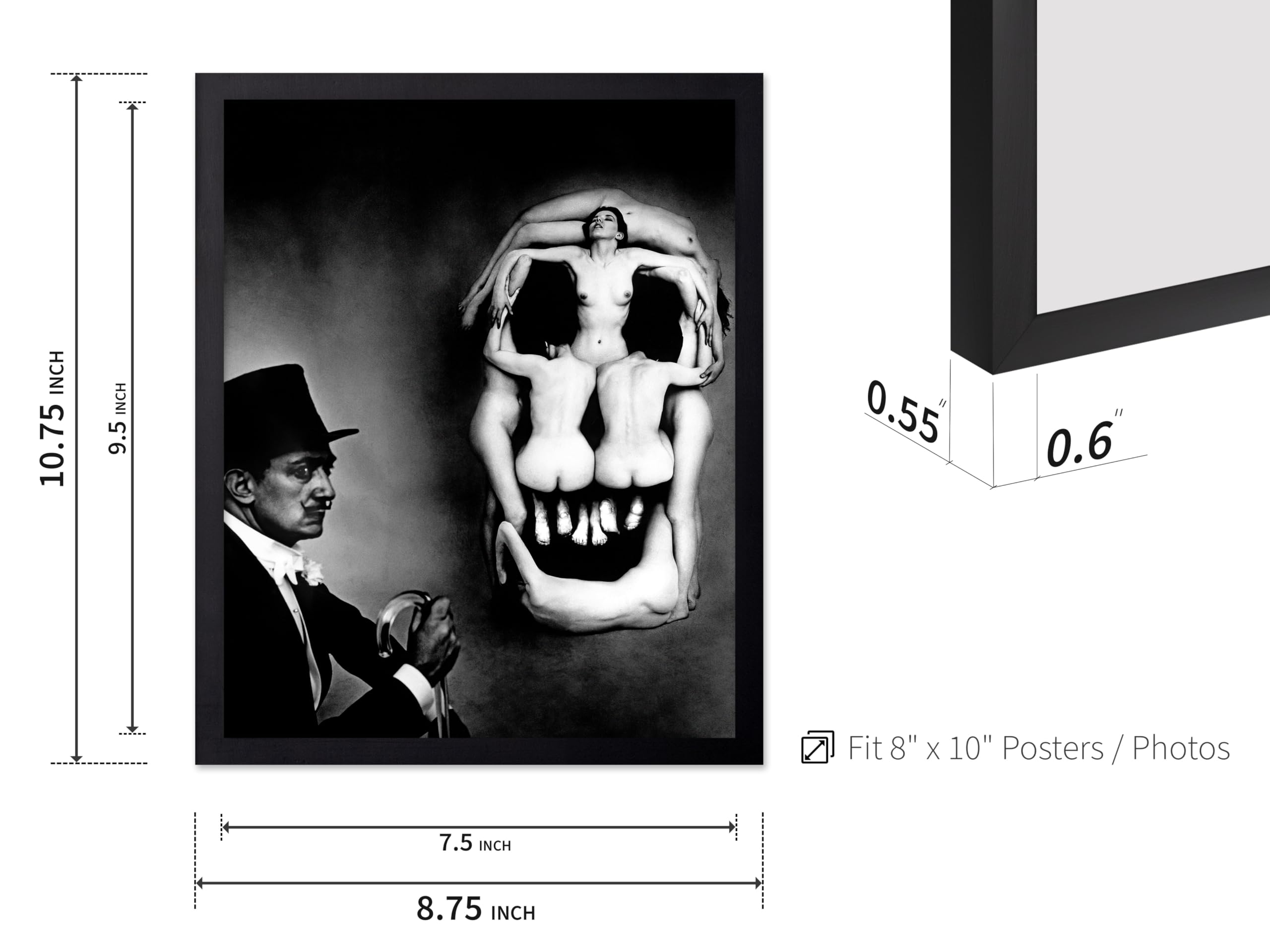Amazon.com: Poster Master Vintage Poster - Retro Skull of Nudes