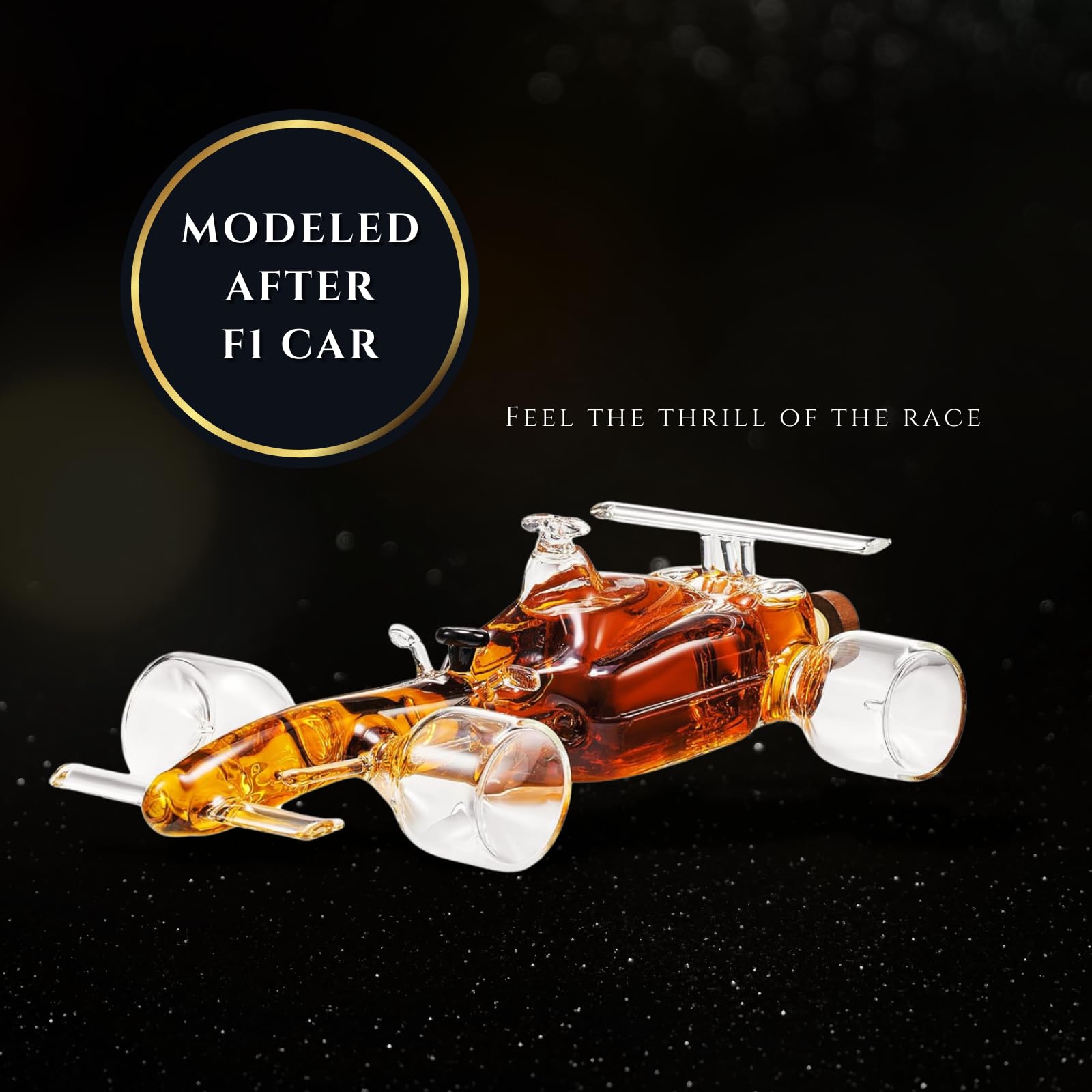 Carafe Whisky En Forme De Moteur V8 - Décoration Bar Design En Résine Haut De Gamme | Cadeau Amateurs Auto