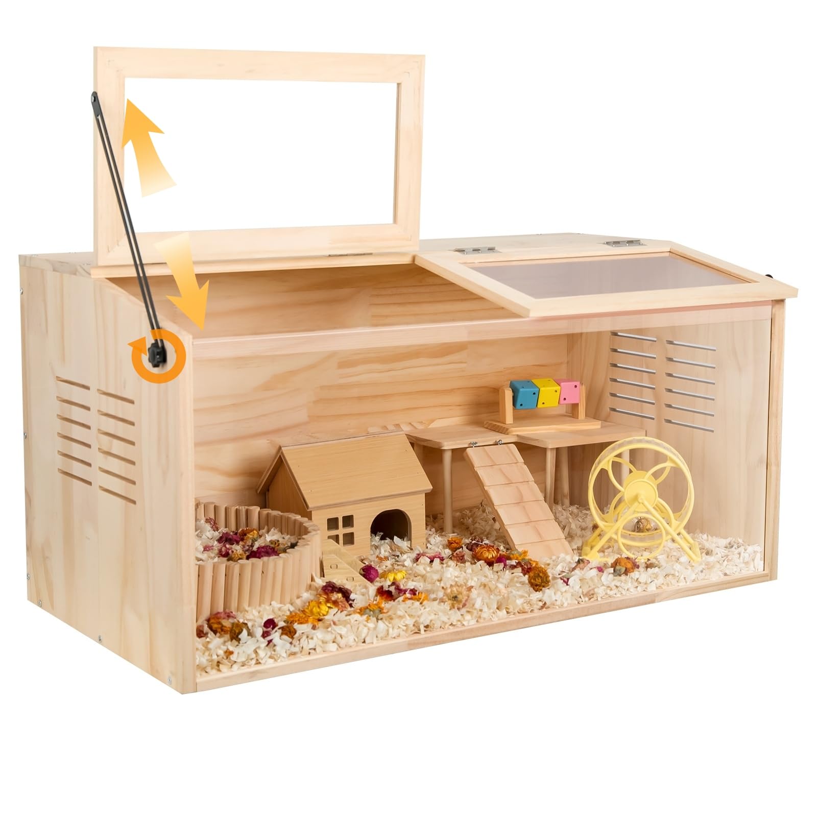 Wooden Hamster Cage 40 L X 20 W X 20 Desertcart INDIA