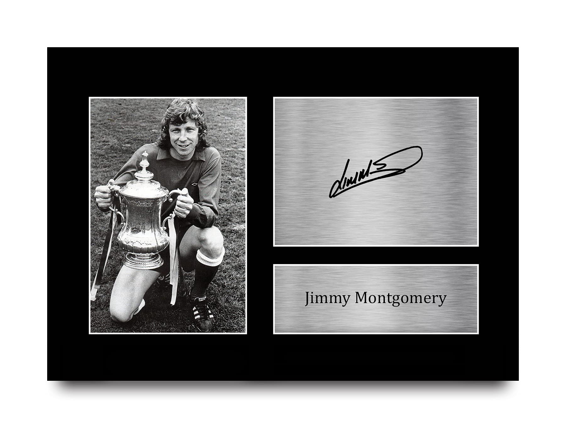 HWC Trading A4 Jimmy Montgomery Sunderland Gifts Printed Signed Autograph Picture for Football Fans and Supporters
