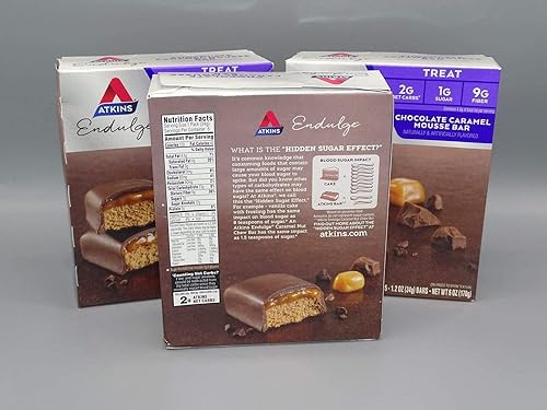 Miniatura 2 de Atkins Barra de Endulge paquete de 35 Choc Carm 12 onzas