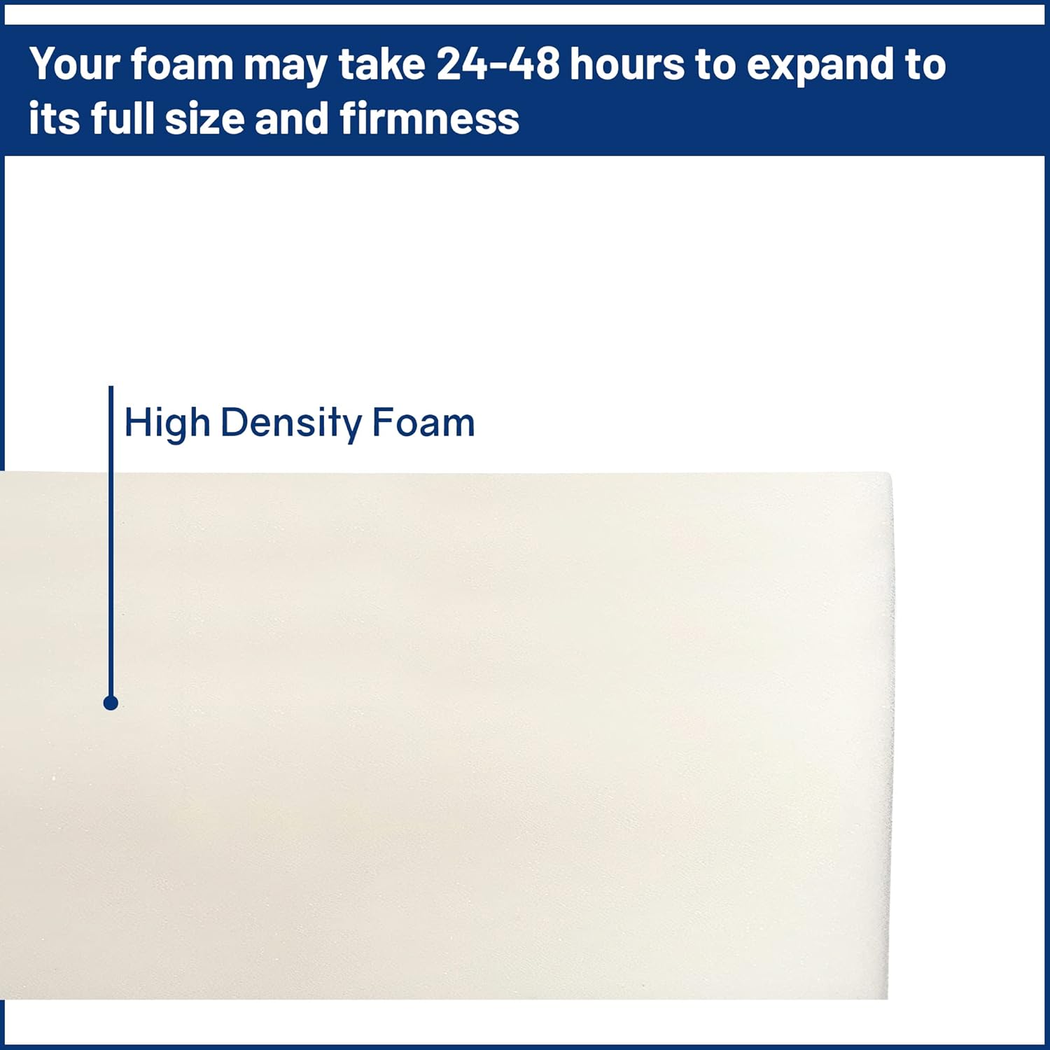 Greaton, 4-Inch Medium Firm Water-Resistance Foam Vinyl Mattress, Easy to Clean, Comfortable & Noise Free, 80" x 34", Blue