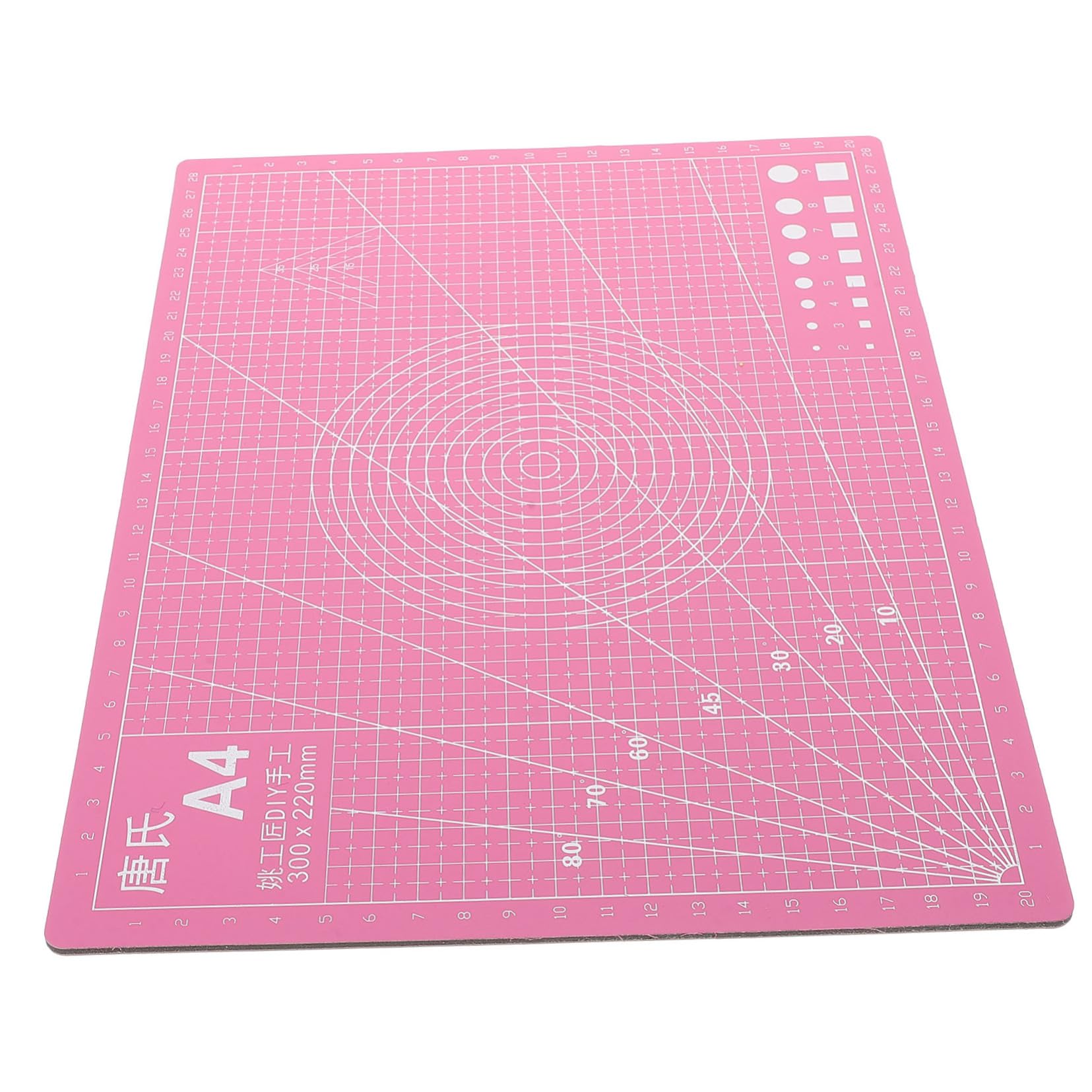 VILLCASE Pvc Cutting Plate Diy Cutting Mat for Crafts Sturdy and Portable Engraving Mat Precise Measurements