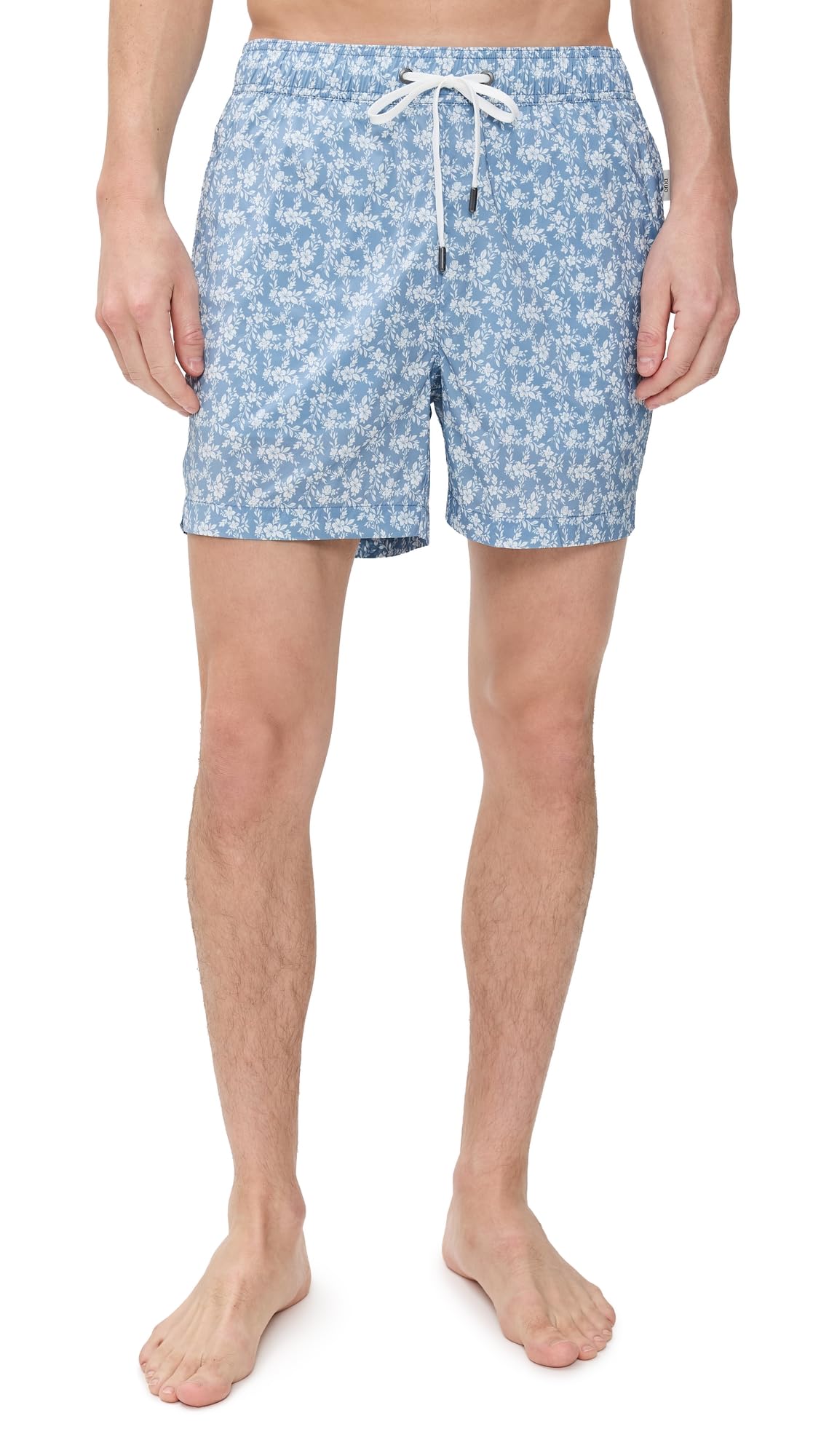 onia Men's Charles Swim Trunks 5", Baby Blue Multi, Large-picture-21