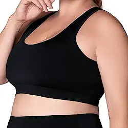 Top Academia Plus Size Alta Sustentação Nadador Selene