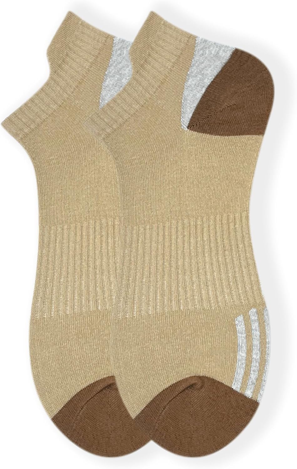 HaloYIYI Men's 5 Pack Low Cut Ankle Athletic Socks Performance Running Sports Socks - Image 3