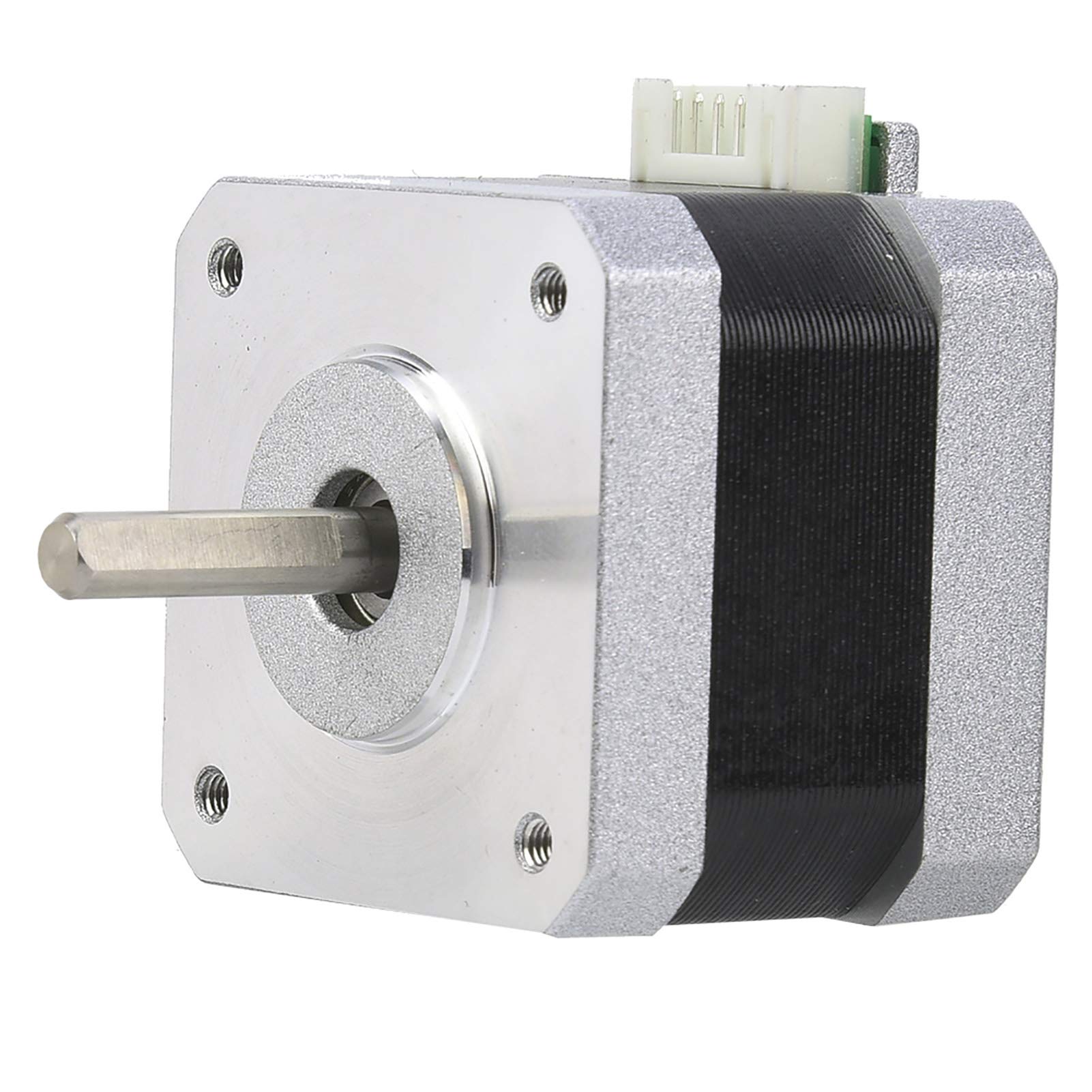 Silnik krokowy DC4.0V 1.2A 1.8° kąt kroku, stabilna wydajność 34mm Nema 17 bipolarny silnik krokowy do drukarki 3D CNC