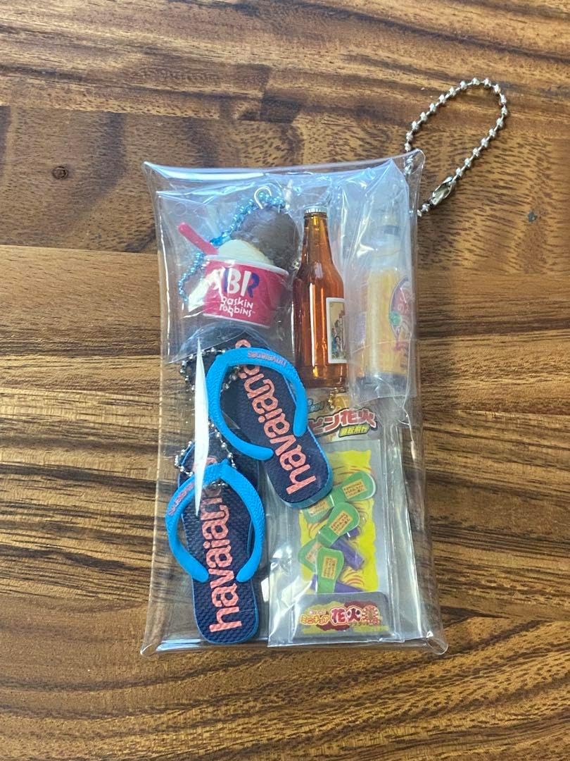 ガチャ詰めポーチ ガチャガチャ ミニチュア 夏 アイス サーティーワン