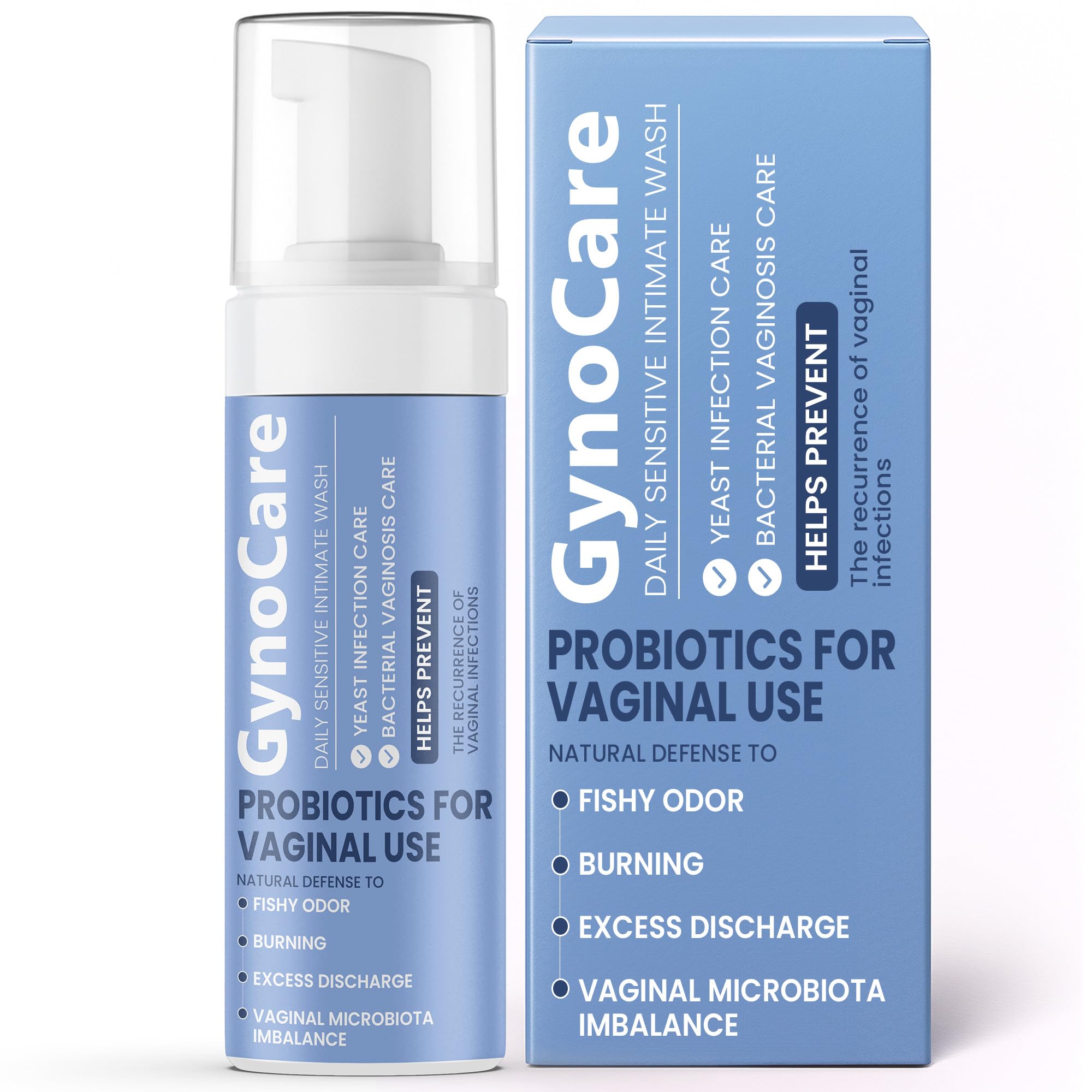 Feminine Wash | pH Balance for Women | Probiotics for Women | Daily Cleanser for Yeast Infection Treatment, Odor, Irritation Relief, Moisturizing | Intimate Feminine Wash for Bacterial Vaginosis