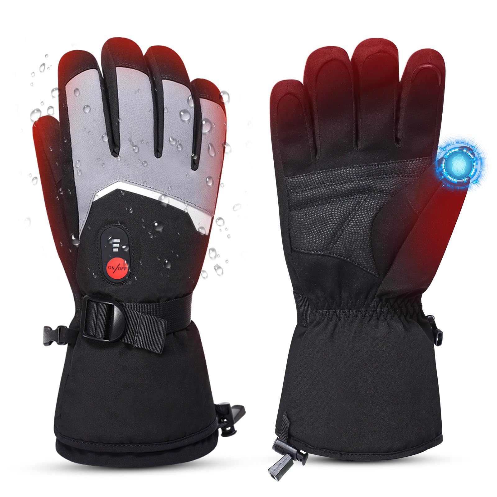 Gifts For Women Snow Deer Unisex Heated Gloves 2200mAh