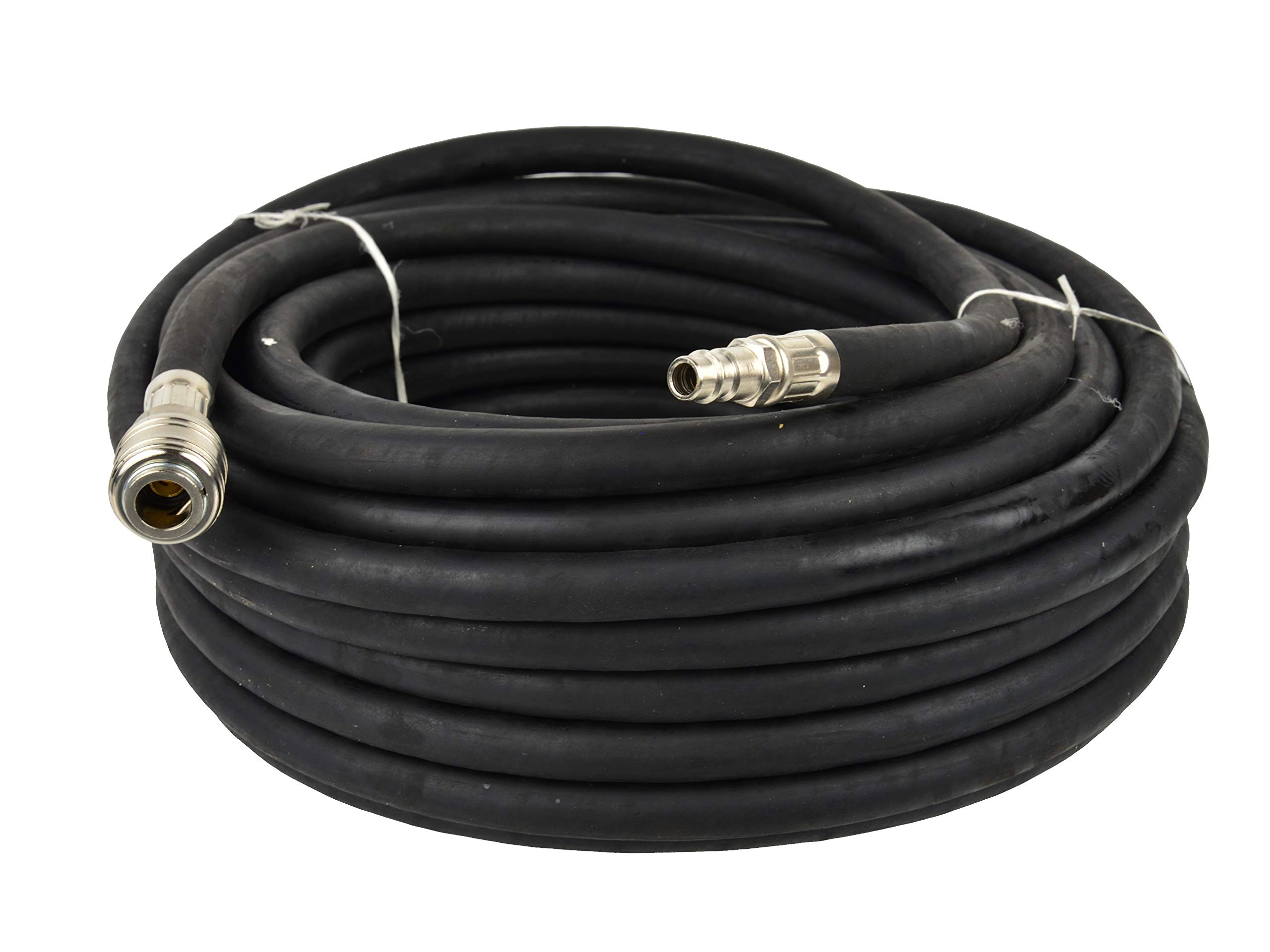 BSD Tubo per Aria Compressa - Tubo per Aria Compressa in Gomma, Tubo Flessible per Aria Compressa con Connettore Rapido - 20m - Diametro Interno/Esterno: 8/15mm